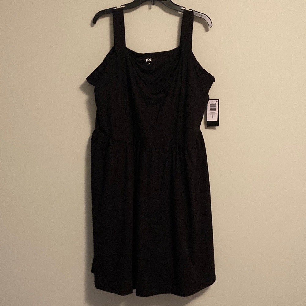 Torrid TRU LineBlack Sleeveless Mini Dress with Wide Straps